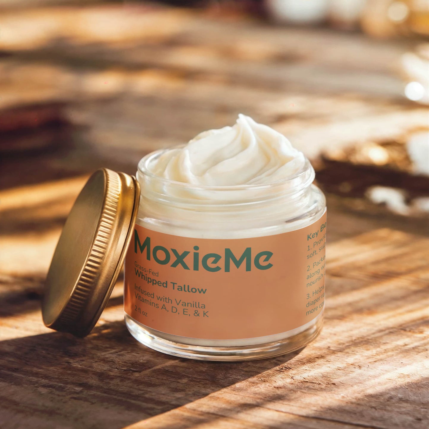 Whipped Grass-Fed Tallow Balm with Vanilla Bean