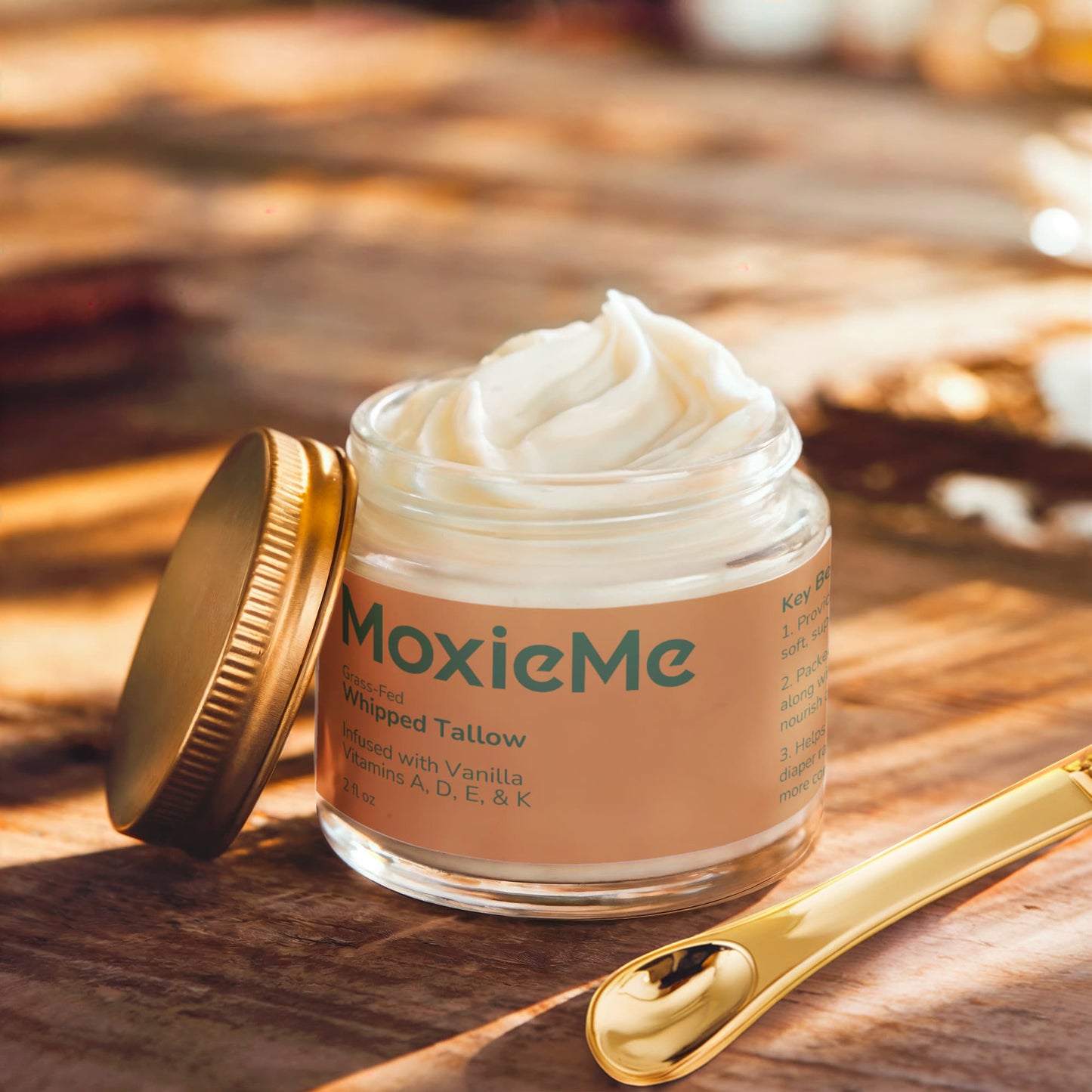 Whipped Grass-Fed Tallow Balm with Vanilla Bean