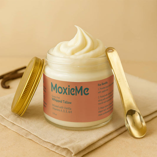 Whipped Grass-Fed Tallow Balm with Vanilla Bean