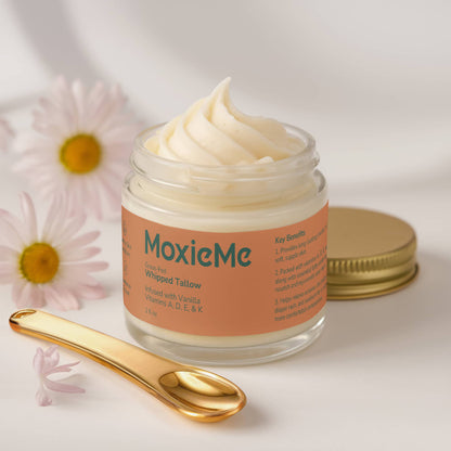 Whipped Grass-Fed Tallow Balm with Vanilla Bean